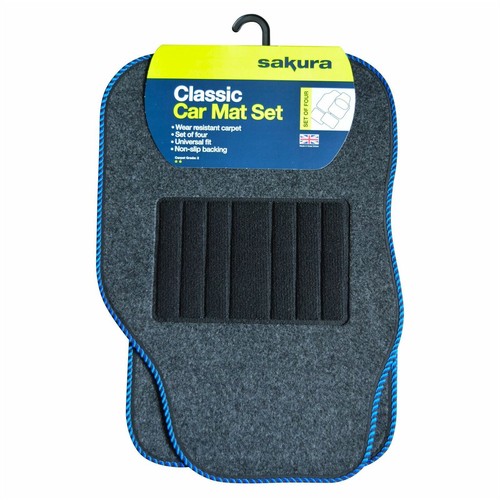 Grey carpet car - car, mat